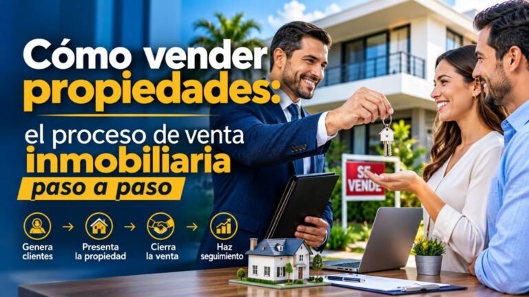 Cómo vender propiedades: proceso de venta inmobiliaria